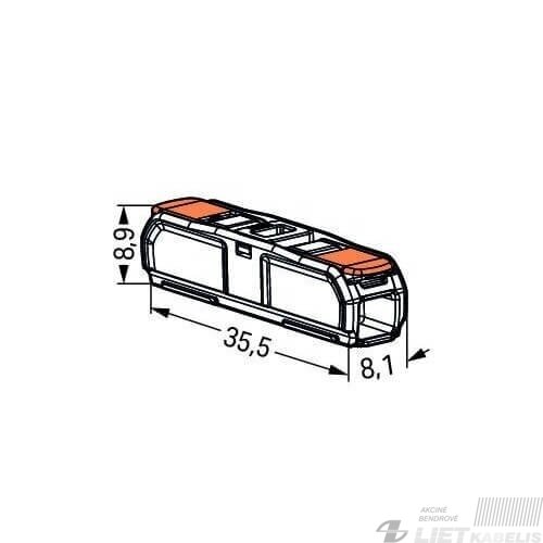 Jungtis universali  221-2411 0.2-4mm², 32A , Wago 1
