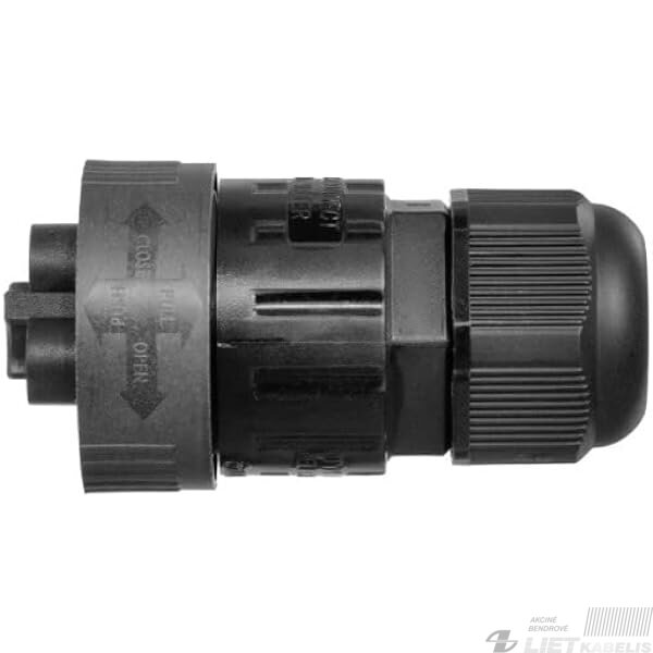 Jungtis kištukas (konektorius )WP5/M 4x0,5-2,5mm², IP68, TEKOX Jungtis kištukas (konektorius )WP5/M 4x0,5-2,5mm², IP68, TEKOX