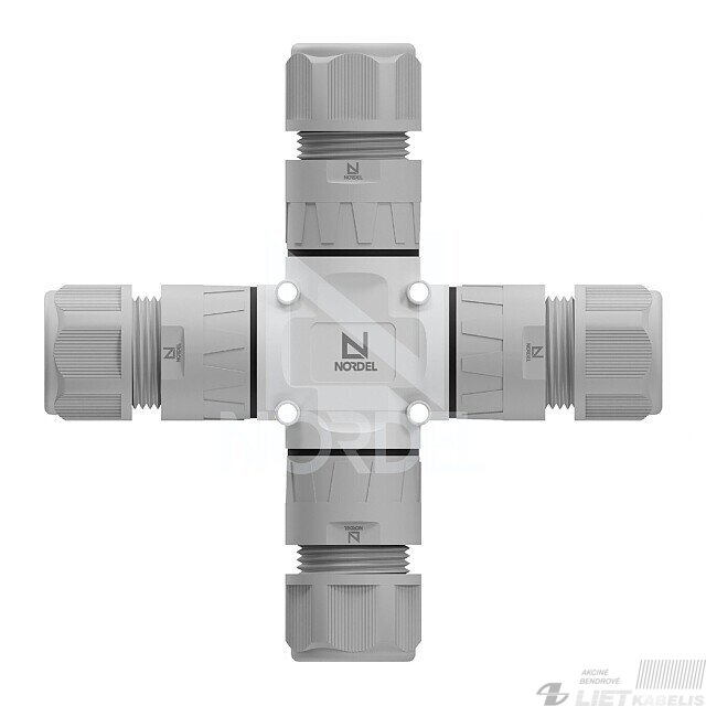 Jungtis išardoma NLHC203X 4x0,5-2,5mm², IP68, NORDEL Jungtis išardoma NLHC203X 4x0,5-2,5mm², IP68, NORDEL