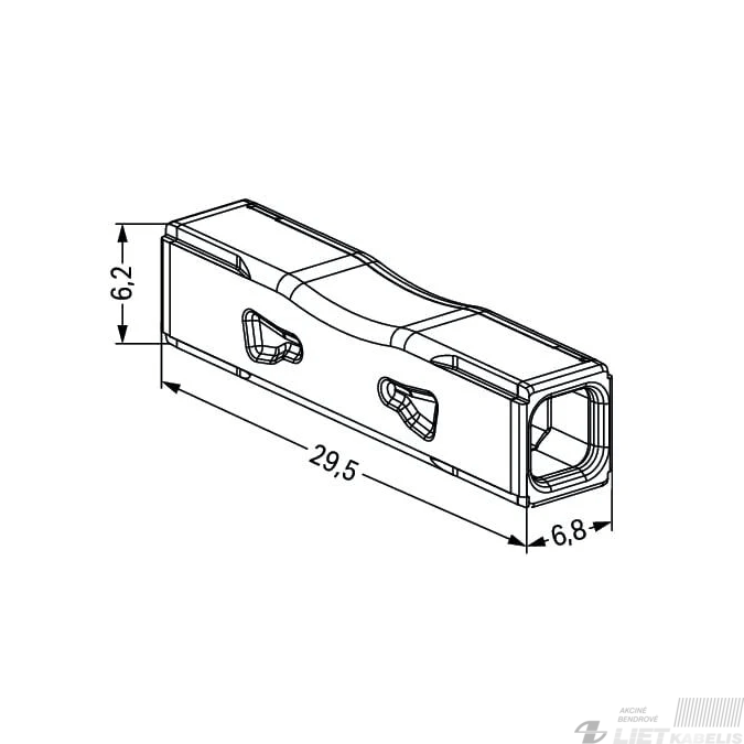 Jungtis 2773-2401, 1x0,75-4,0mm² 32A, Wago 1 Jungtis 2773-2401, 1x0,75-4,0mm² 32A, Wago 1