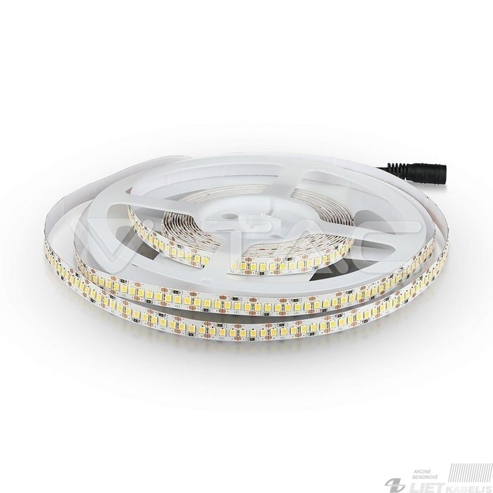 Juosta LED 17W/m, 12V,  204LED/m,  3000K, 1700Lm/1m,  V-TAC