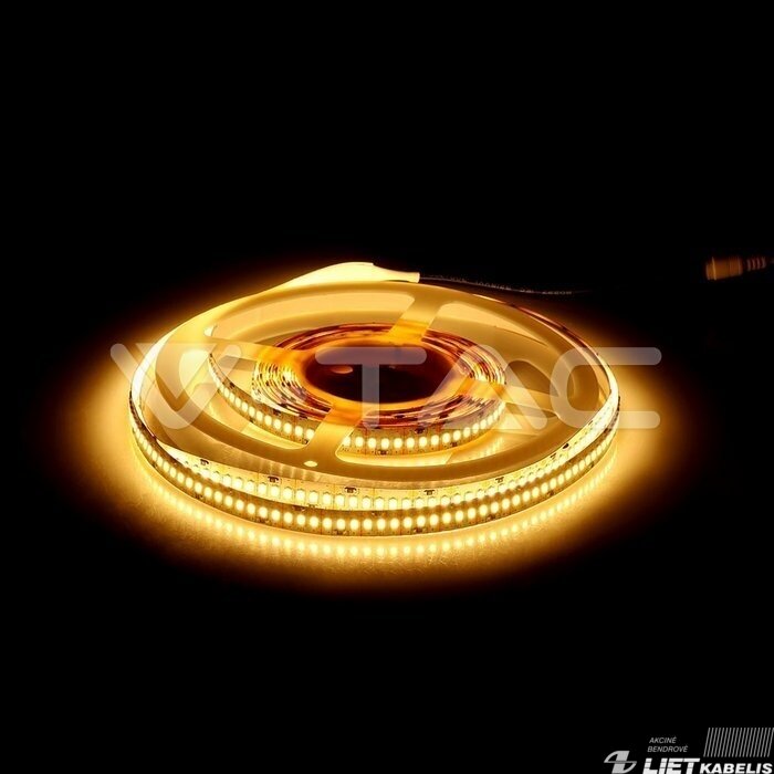 Juosta LED 17W/m, 12V, 204LED/m, 3000K, 1700Lm/1m, V-TAC 1 Juosta LED 17W/m, 12V, 204LED/m, 3000K, 1700Lm/1m, V-TAC 1