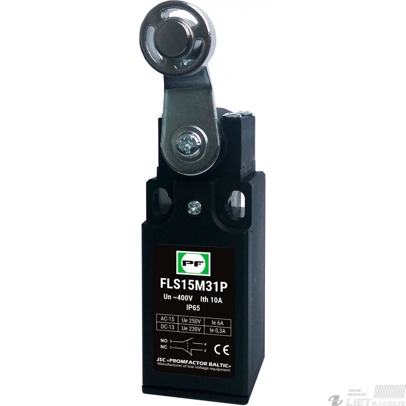 Galinis jungiklis FLS 15 M31P IP65 PF Galinis jungiklis FLS 15 M31P IP65 PF