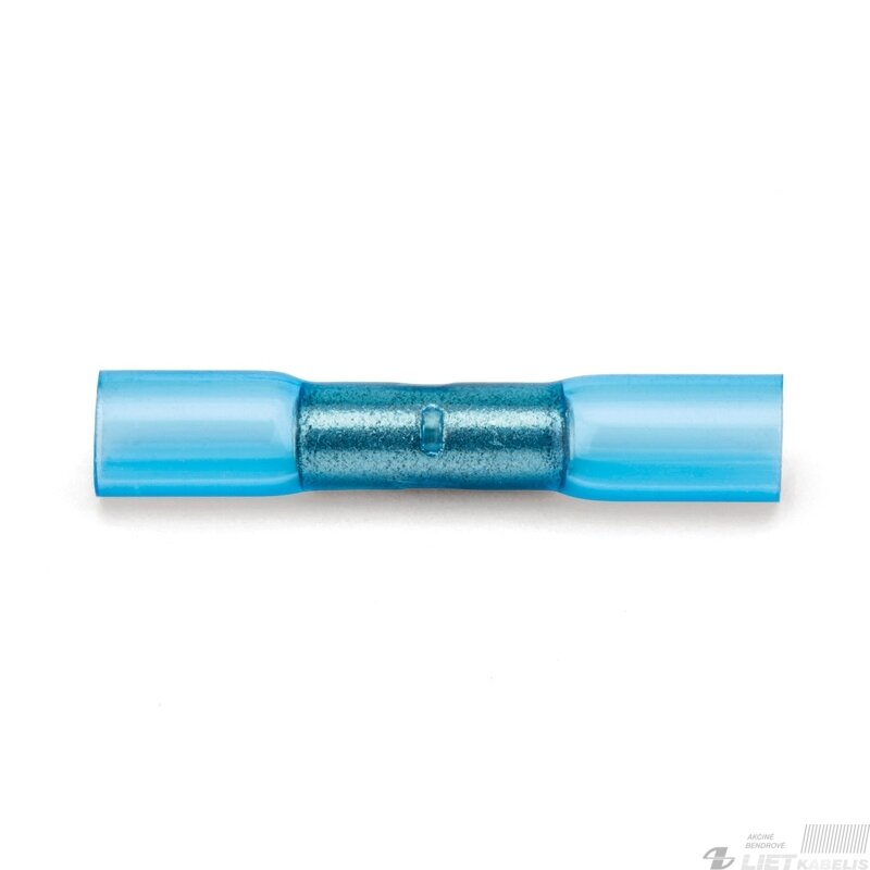 Jungtis laidui termosusitraukianti užspaudžiama 1.5-2.5mm (mėlyna),Berner Jungtis laidui termosusitraukianti užspaudžiama 1.5-2.5mm (mėlyna),Berner