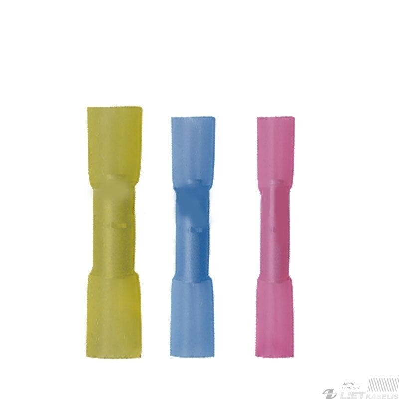 Jungtis laidui termosusitraukianti užspaudžiama 4.0-6mm (geltona), Wurth