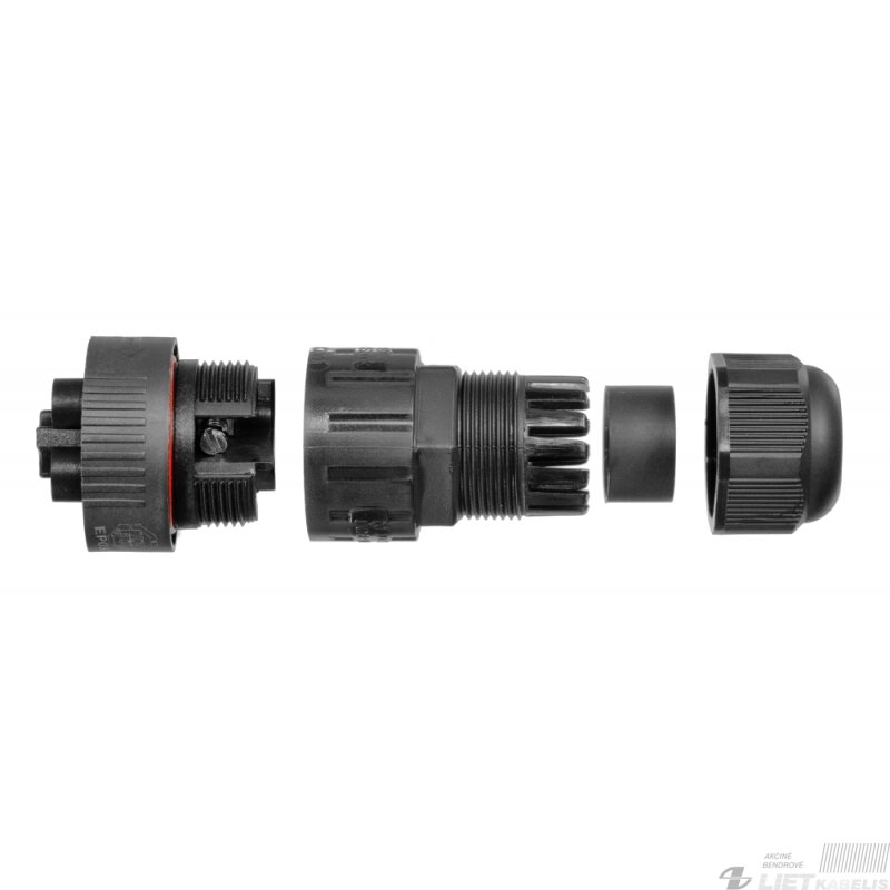 Jungtis lizdas (konektorius) WP3/H 3x0,5-2,5mm² IP68 TEKOX 1 Jungtis lizdas (konektorius) WP3/H 3x0,5-2,5mm² IP68 TEKOX 1