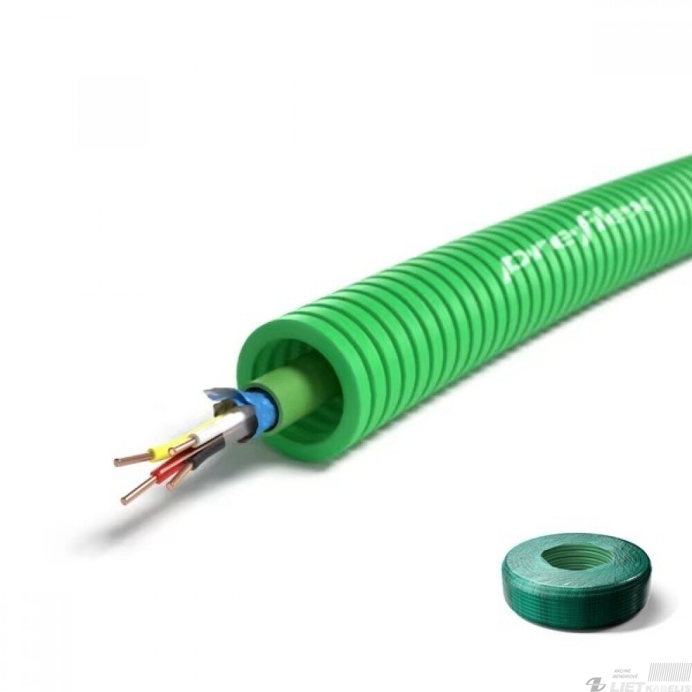 Kabelis EIB-BUS 2x2x0,8 HCHM 4kV žalias Cca, ELMAT 1 Kabelis EIB-BUS 2x2x0,8 HCHM 4kV žalias Cca, ELMAT 1