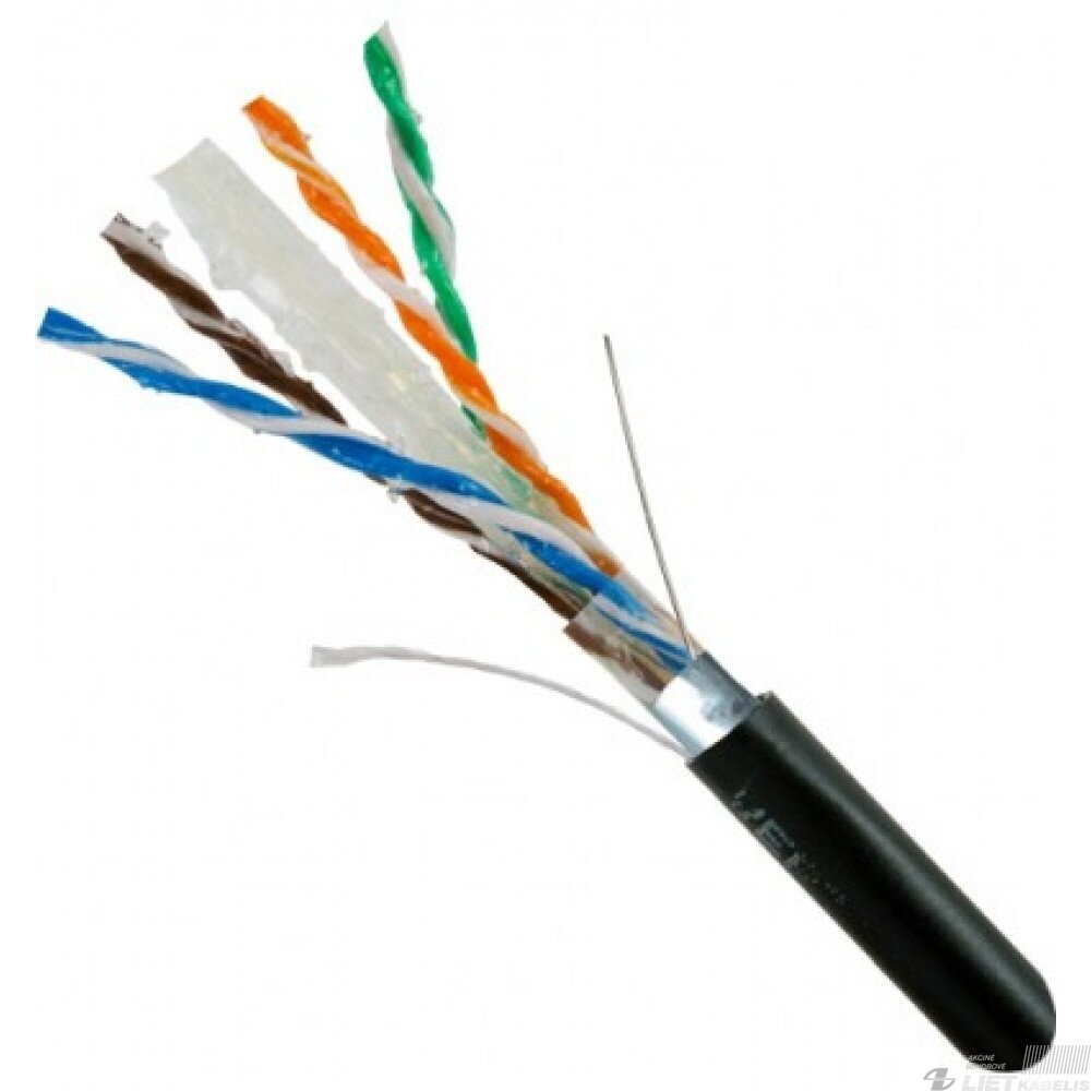 Kabelis kompiuteriui FTP CAT6 4x2x0,5 ekranas (lauko), Steinmark Kabelis kompiuteriui FTP CAT6 4x2x0,5 ekranas (lauko), Steinmark