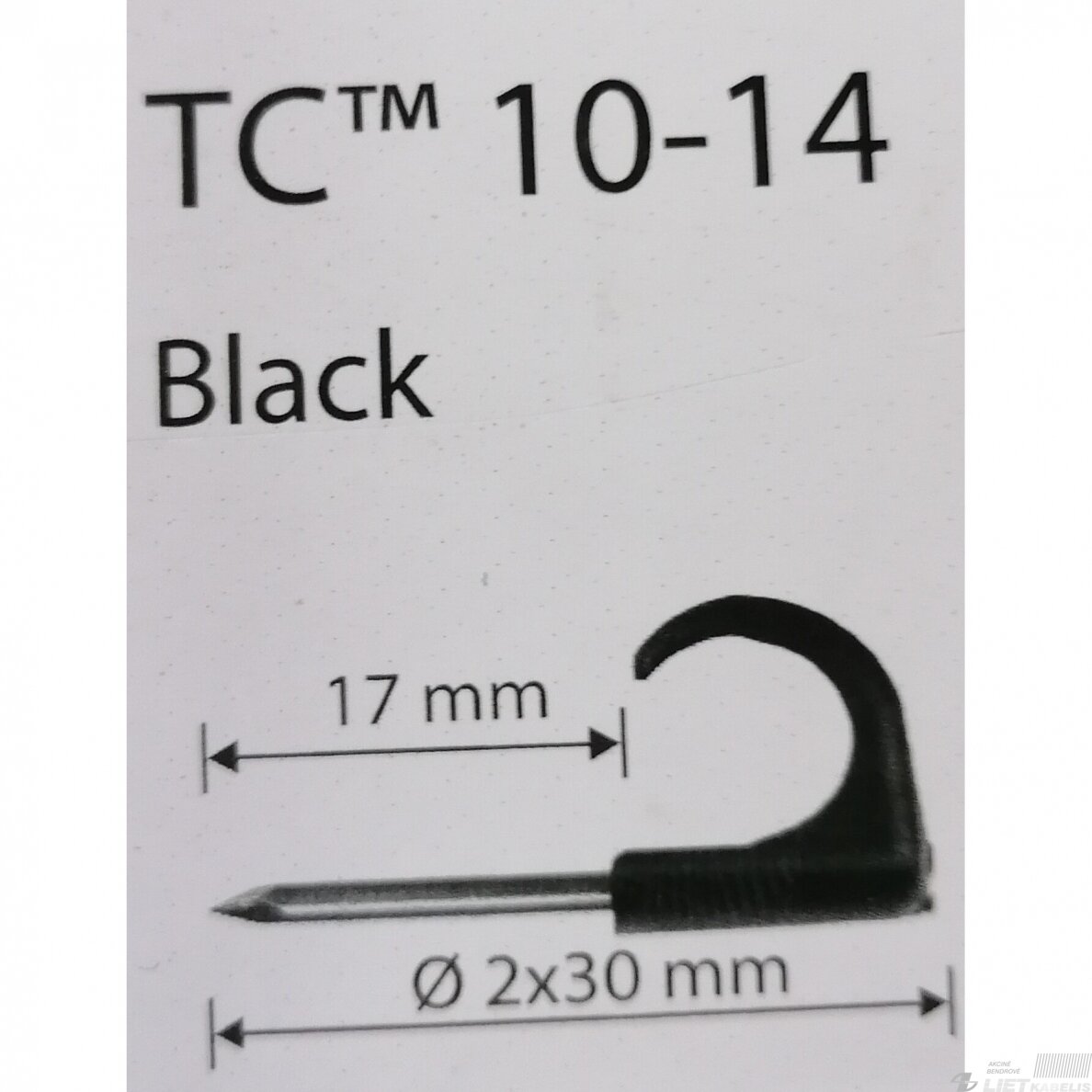 Kabelio laikiklis TC 10-14 apvalus Thorsman 1 Kabelio laikiklis TC 10-14 apvalus Thorsman 1