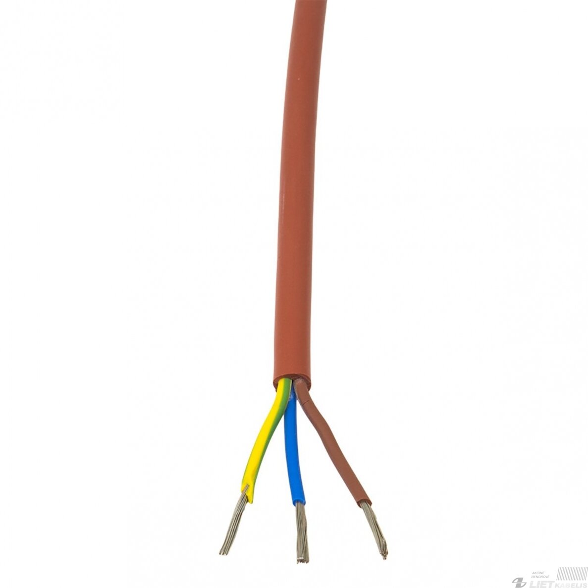 Kabelis SIHF 3x2.5mm² atsparus karščiui iki +180C Helukabel Kabelis SIHF 3x2.5mm² atsparus karščiui iki +180C Helukabel