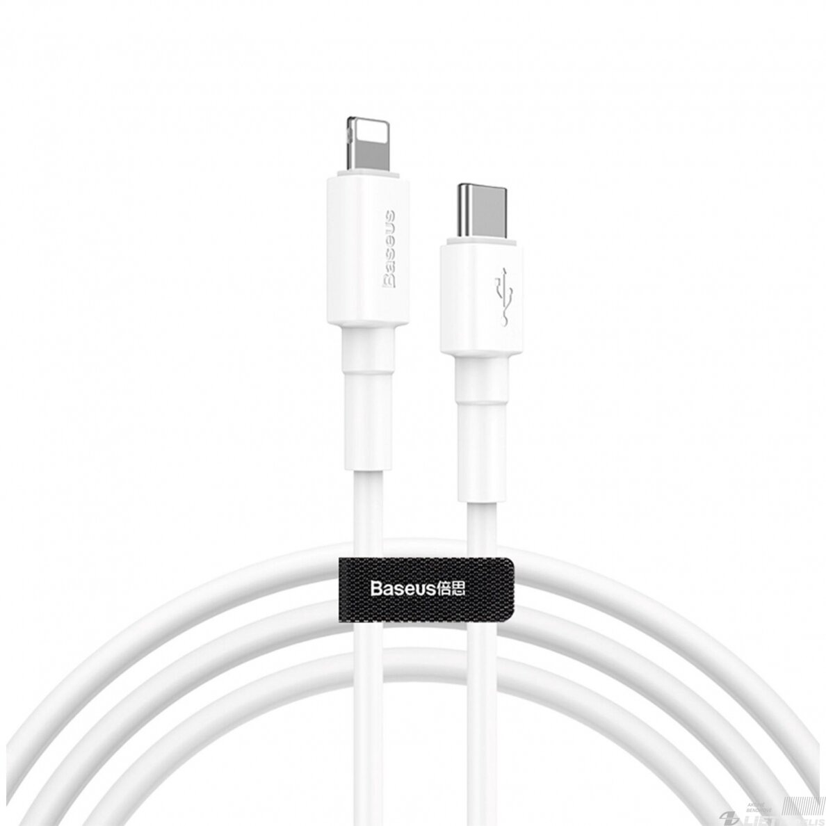 Kabelis USB C kištukas -IP Lightning kištukas 1.0m QC3.0 PD baltas ,BASEUS