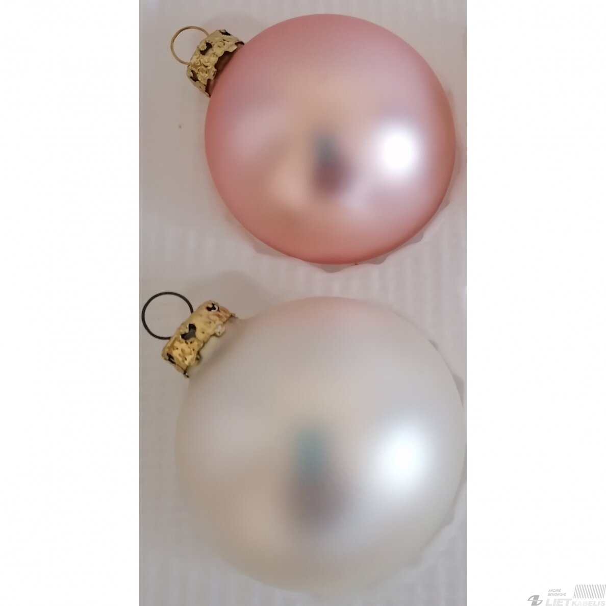 Kalėdinis žaisliukas burbulas 7cm (1vnt) 1