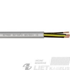 Lankstus varinis kabelis BIT500 3x0.75mm² (YSLY) (1 m)