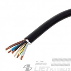 Lankstus kabelis gumine izoliacija H07RN-F 5x10mm², guma, Eletrokabel