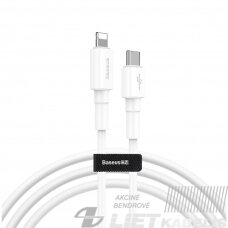 Kabelis USB C kištukas -IP Lightning kištukas 1.0m QC3.0 PD baltas ,BASEUS