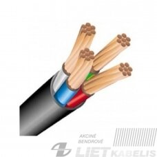 Varinis jėgos kabelis su PVC izoliacija VVG 4x16,0mm² Lietkabelis