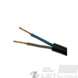 Lankstus kabelis su gumine izoliacija H07RN-F 2x1.5mm² Elektrokabel Lankstus kabelis su gumine izoliacija H07RN-F 2x1.5mm² Elektrokabel