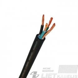 Lankstus kabelis su gumine izoliacija H05RR-F 4x4,0mm² Elektrokabel Lankstus kabelis su gumine izoliacija H05RR-F 4x4,0mm² Elektrokabel