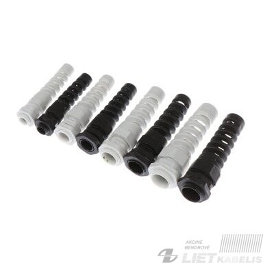 Kabelio sandariklis spiralinis Pg13,5 6-12mm IP67 Kabelio sandariklis spiralinis Pg13,5 6-12mm IP67