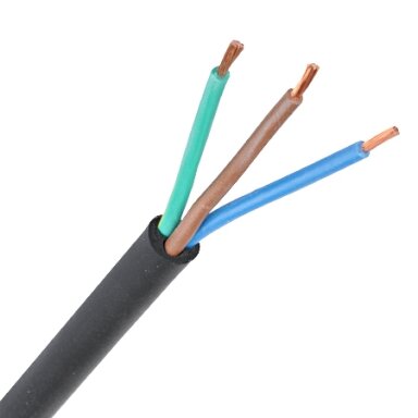 Lankstus kabelis su gumos izoliacija H05RR-F 3x0.75mm² Elektrokabel Lankstus kabelis su gumos izoliacija H05RR-F 3x0.75mm² Elektrokabel