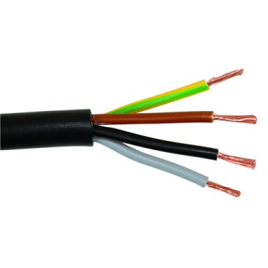 Lankstus kabelis gumine izoliacija H05RR-F 4x1,0mm² Elektrokabel Lankstus kabelis gumine izoliacija H05RR-F 4x1,0mm² Elektrokabel