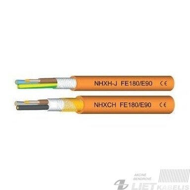 Kabelis (N)HXH 3x2,5mm² FE180 PH90/E90 0,6/1kV Technokabel