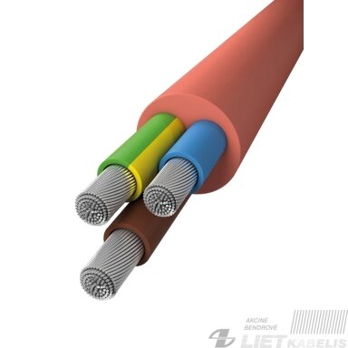 Kabelis SIHF 2x2.5mm² (1 m)