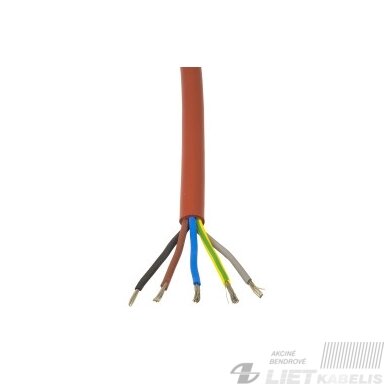 Kabelis SIHF 5x2.5mm²