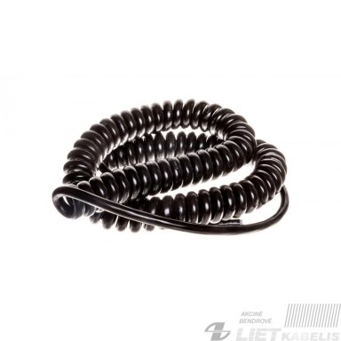Kabelis spiralinis H07BQ-F 3x1,5mm², juodas, 6m, LAPPKABEL Kabelis spiralinis H07BQ-F 3x1,5mm², juodas, 6m, LAPPKABEL