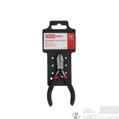 Kandiklinės replės šoninio kandimo mini PT-CB517, 100mm, HAUSHALT