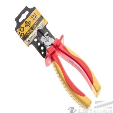 Kandiklinės replės, VDE1006-6 160mm 1000V, Forte tools