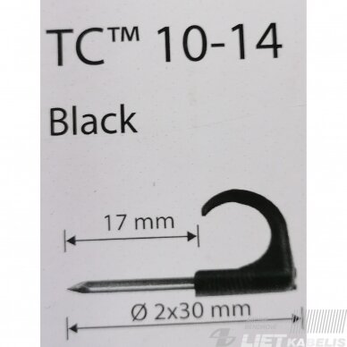 Kabelio laikiklis TC 10-14 apvalus Thorsman 1 Kabelio laikiklis TC 10-14 apvalus Thorsman 1