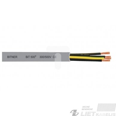 Lankstus varinis kabelis BIT500 12x1.5mm² (YSLY)