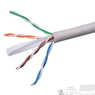 Kabelis kompiuteriui ekranuotas FTP KAT 5E, CCA Kabelis kompiuteriui ekranuotas FTP KAT 5E, CCA