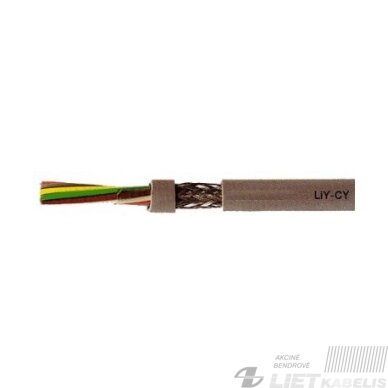Lankstus ekranuotas varinis kabelis LIYCY 5x1.5mm² Lankstus ekranuotas varinis kabelis LIYCY 5x1.5mm²