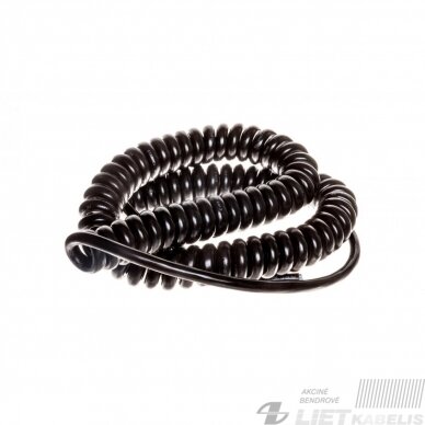 Kabelis spiralinis H07BQ-F 3x1,5mm², juodas, 6m, LAPPKABEL Kabelis spiralinis H07BQ-F 3x1,5mm², juodas, 6m, LAPPKABEL