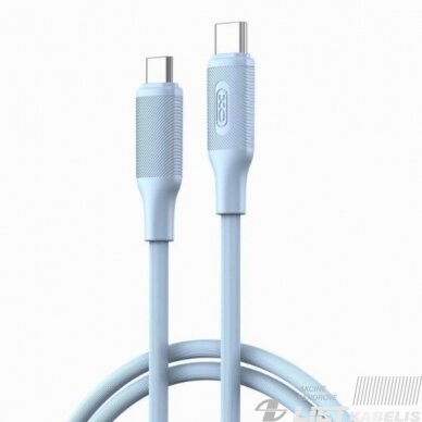 Kabelis USB-C 60W, 1m, XO Kabelis USB-C 60W, 1m, XO