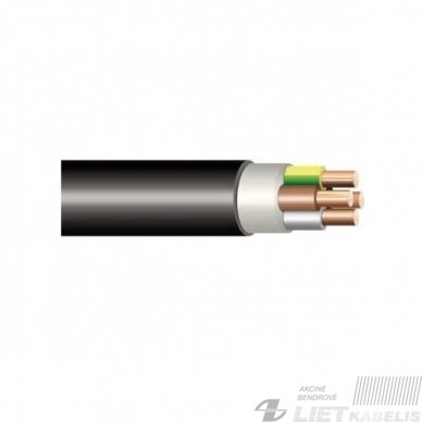 Varinis jėgos kabelis VVG 4x10,0mm² Lietkabelis