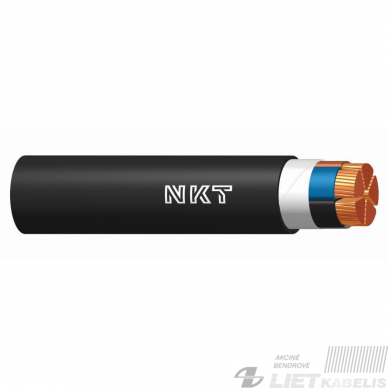 Varinis jėgos kabelis YKYzo, NYY-J 5x50mm² Varinis jėgos kabelis YKYzo, NYY-J 5x50mm²