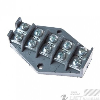 Kaladėlė kontaktinė 5x10 mm² Kaladėlė kontaktinė 5x10 mm²