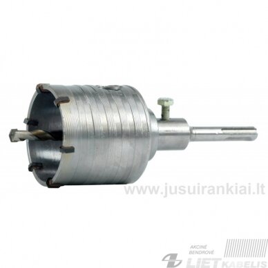 Karūna mūrui SDS+ 65mm HEX Karūna mūrui SDS+ 65mm HEX