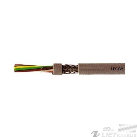 Lankstus ekranuotas varinis kabelis LIYCY 3x1.0mm²