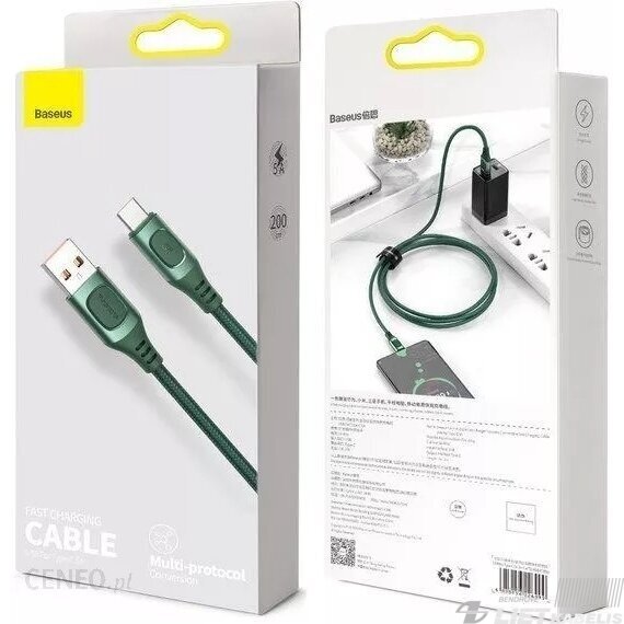 Kabelis USB2.0 A kištukas USB C kištukas 2,0m iki5A, BASEUS Kabelis USB2.0 A kištukas USB C kištukas 2,0m iki5A, BASEUS