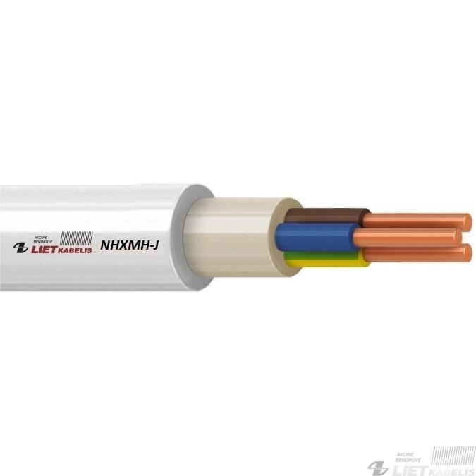 Varinis jėgos kabelis NHXMH-J 5x10,0mm² Cca (behalogeninis) Lietkabelis Varinis jėgos kabelis NHXMH-J 5x10,0mm² Cca (behalogeninis) Lietkabelis