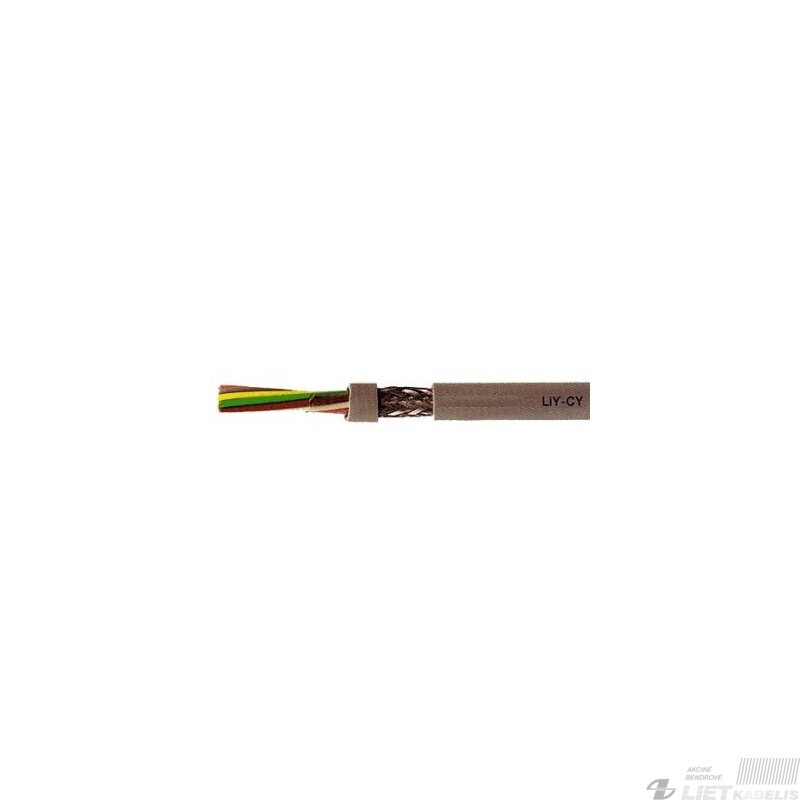 Lankstus ekranuotas varinis kabelis LIYCY-JZ 4x1.0mm²