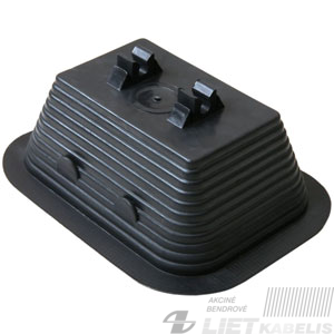 Laikiklis plastikinis Rd8-10mm įžeminimo vielai tvirtinti, Granulita Laikiklis plastikinis Rd8-10mm įžeminimo vielai tvirtinti, Granulita