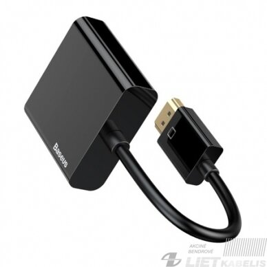 Keitiklis HDMI - VGA tik vaizdo perdavimui juodas Keitiklis HDMI - VGA tik vaizdo perdavimui juodas