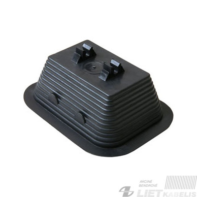 Laikiklis plastikinis Rd8-10mm įžeminimo vielai tvirtinti, Granulita Laikiklis plastikinis Rd8-10mm įžeminimo vielai tvirtinti, Granulita