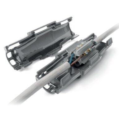 Jungtis gelinė King joint L 25 , 5×10-25mm, IP68, Raytech Jungtis gelinė King joint L 25 , 5×10-25mm, IP68, Raytech