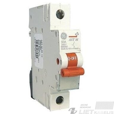 Kirtiklis modulinis 63A/1P AST M63 10 GE/AEG